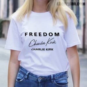 Tshirt Freedom Charlie Kirk Signature 13 T