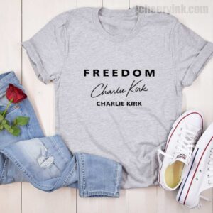 Tshirt Freedom Charlie Kirk Signature 16 T