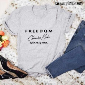Tshirt Freedom Charlie Kirk Signature 17 T