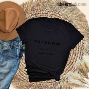 Tshirt Freedom Charlie Kirk Signature 30 T