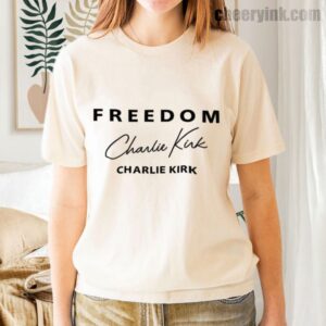 Tshirt Freedom Charlie Kirk Signature 35 T