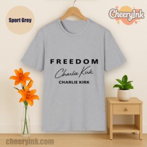 Tshirt Freedom Charlie Kirk Signature Sport